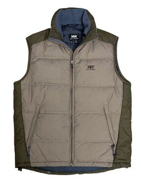 HELLY HANSEN Duck Down Puffer Vest Winter Vintage Y2K Mens Medium